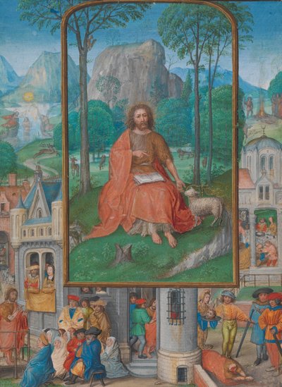 Manuscript Illumination with Scenes from the Life of Saint John the Baptist, c.1515 by Netherlandish School